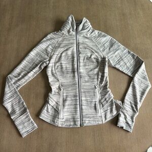 Lululemon Women's Striped Gray track Jacket XS